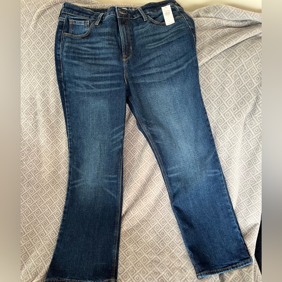 Old Navy jeans flare ankle high rise NWT size 12 - Picture 1 of 4